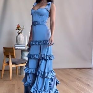 V Chapman The Lisianthus Dress in Infinity